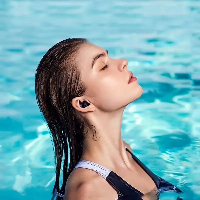 👂 5-Pair Silicone Earplugs – Waterproof for Swimming & Sleep