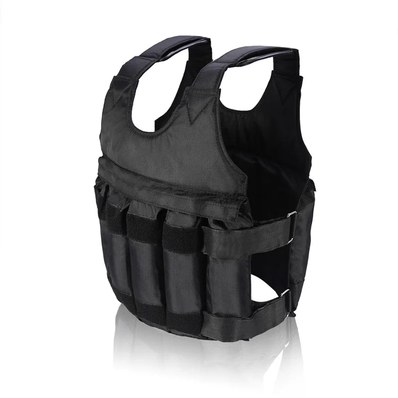🔹 Adjustable Weighted Vest Set – 15–50kg Bodybuilding Gear