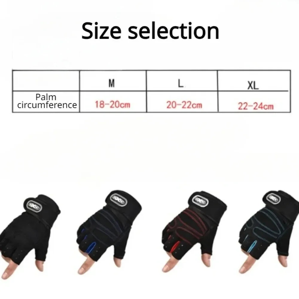 Outdoor Sport Gloves – Long Fingerless Gym & Cycling Gloves with Wrist Guard Support