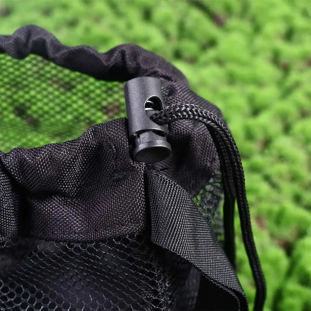 Tennis/Golf Ball Holder Pouch – Nylon Ball Carry Bag with Clip
