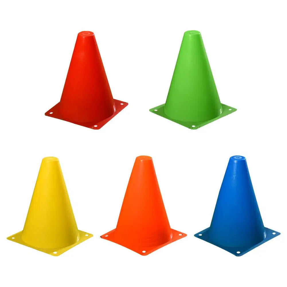 10PCS Soccer Training Marker Cones – Lightweight Football Practice Drill Cups