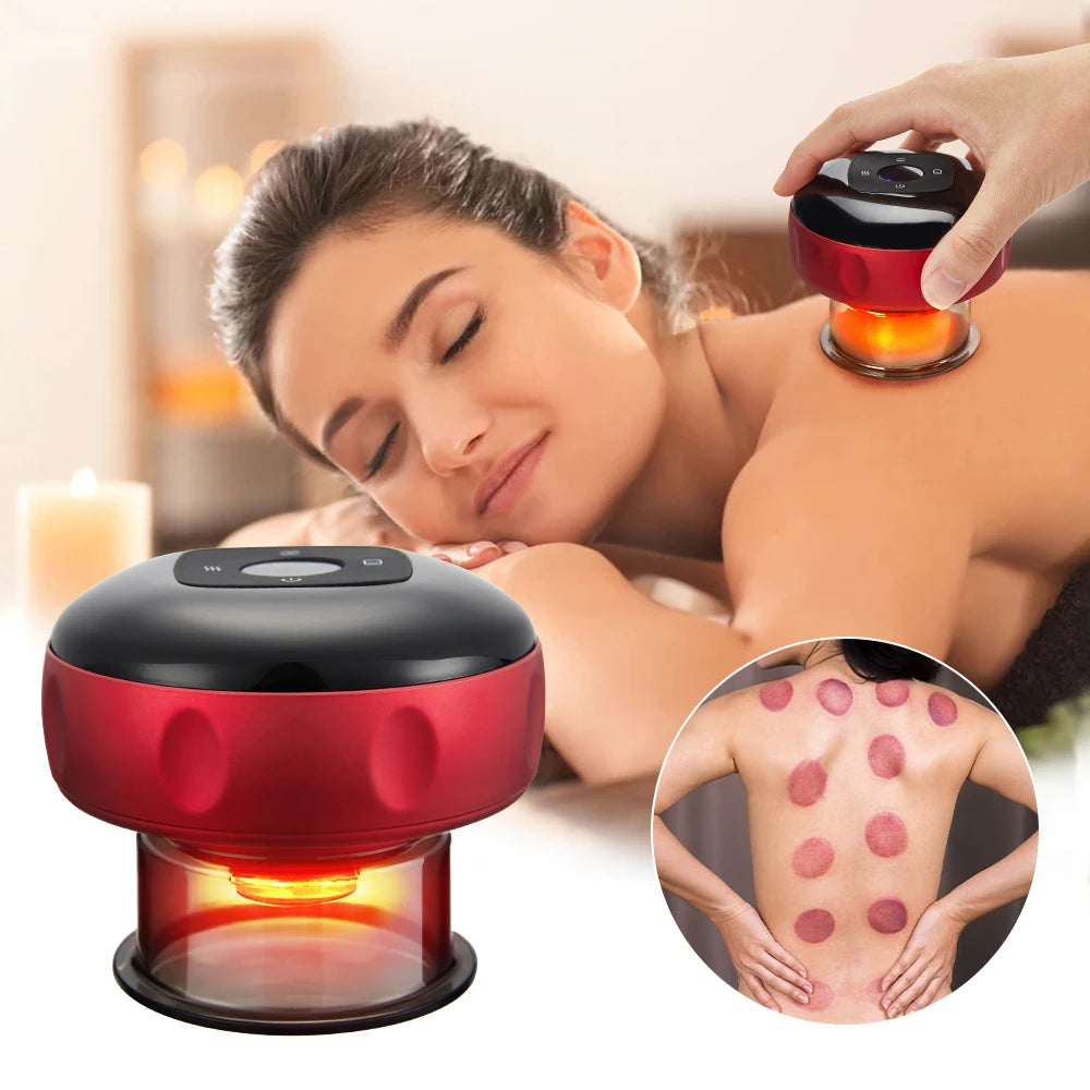 🧘 Vacuum Cupping Therapy Set – Chinese Suction Massage Jars for Slimming