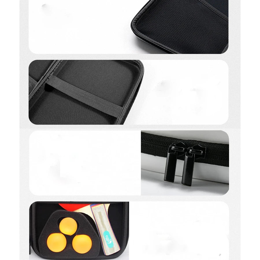 EVA Table Tennis Racket Bag – Waterproof Ping Pong Case