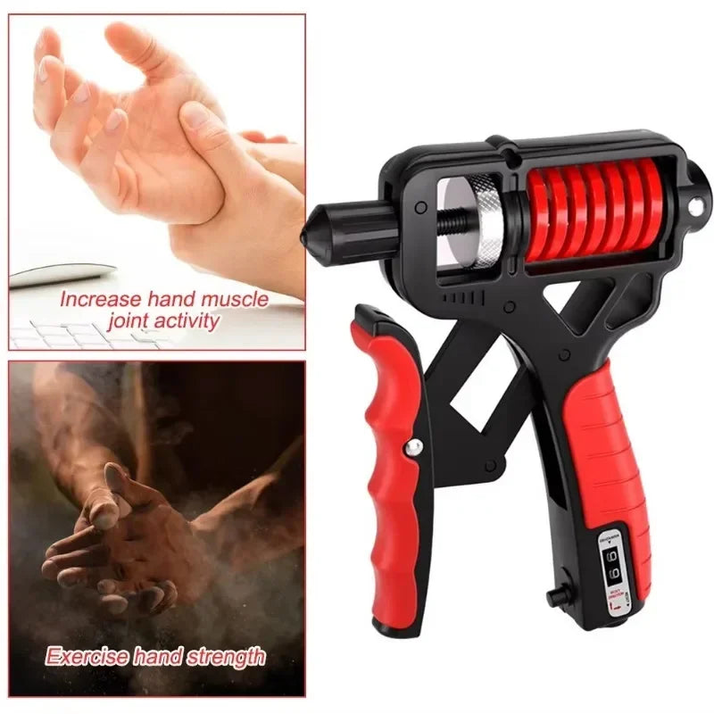 Adjustable Hand Grip Strengthener 5–165kg / 5–100kg Forearm Trainer