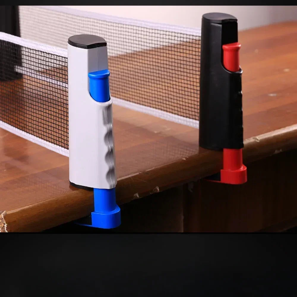 Retractable Ping Pong Net – Portable Table Tennis Post Rack Set