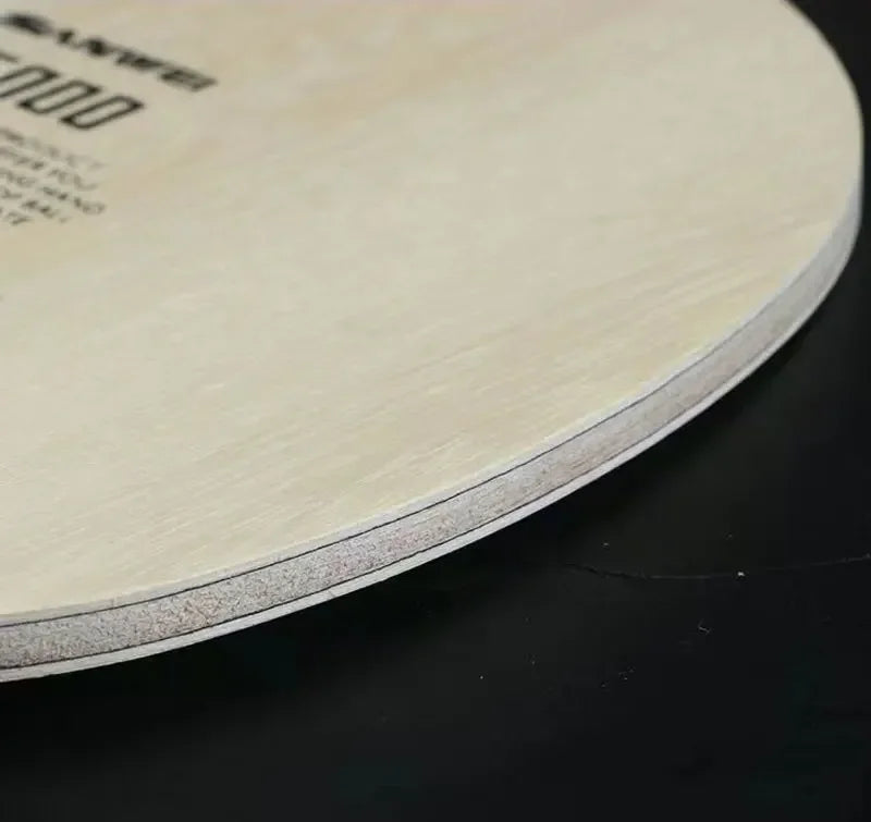 SANWEI T5000 Ping Pong Blade – 5 Wood 2 Carbon Offensive Racket