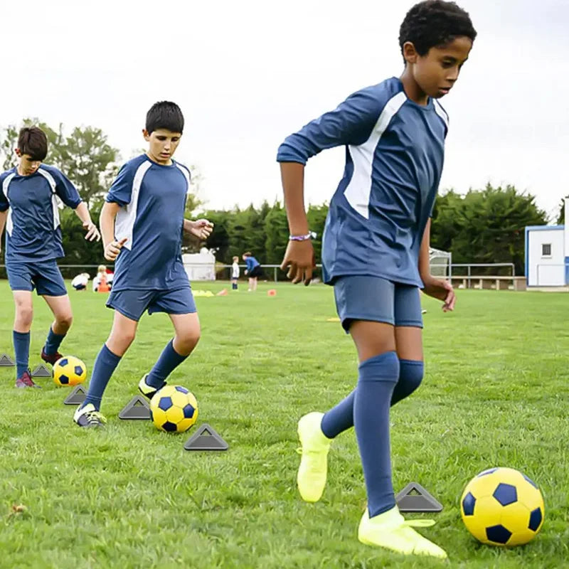 20/40PCS Triangle Soccer Cones – Agility Training Markers for Football & Sports Drills