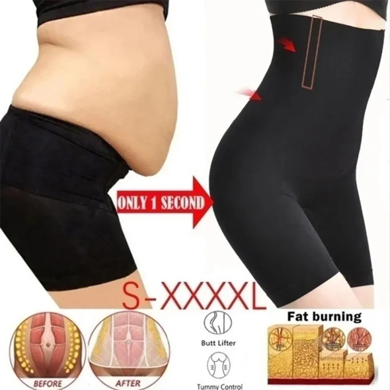 🧘‍♀️ High Waist Fat Burning Shaping Underwear – Seamless Tummy Control Panty