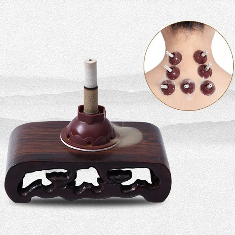 50Pcs Mini Moxa Stickers – Heating Acupuncture Moxibustion Therapy for Pain Relief