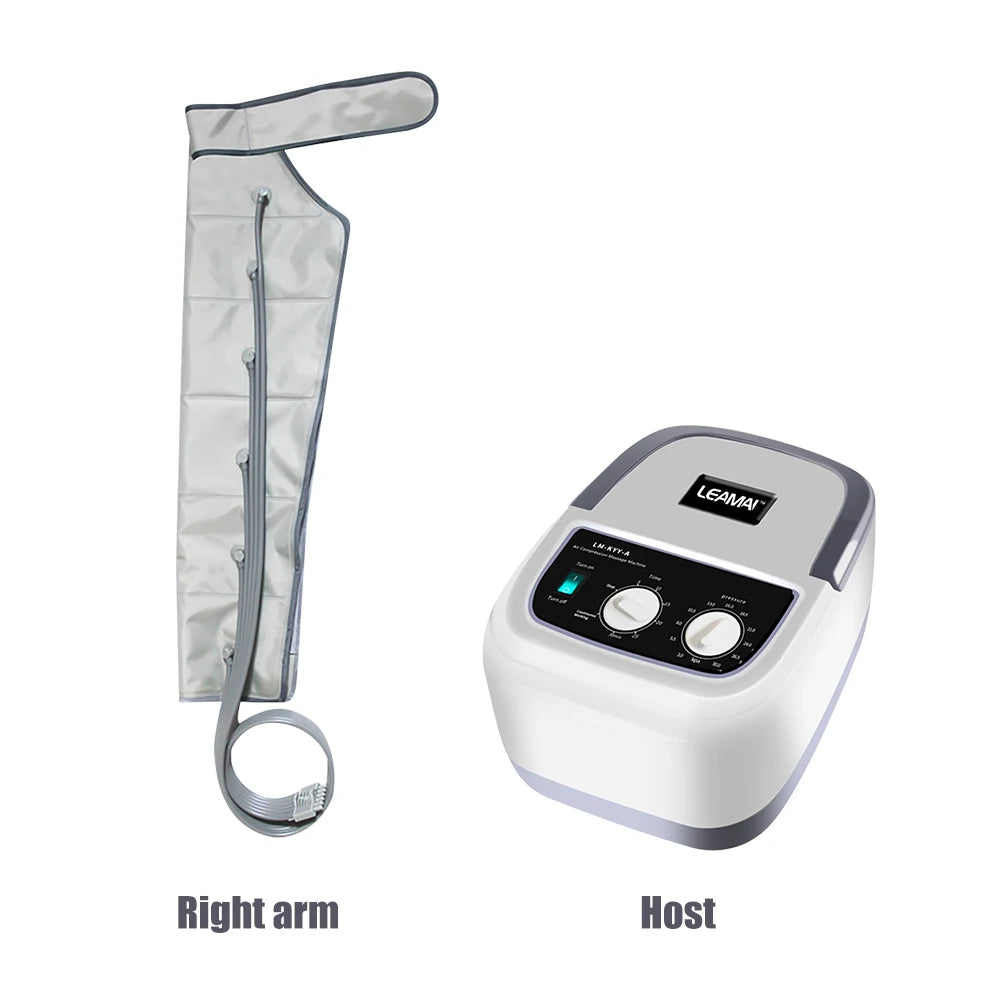 Air Compression Leg Massager with Heat & Vibration – Recovery & Circulation