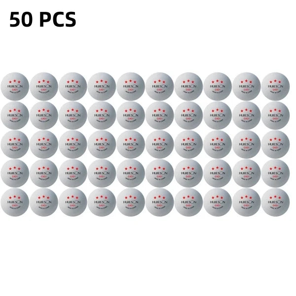 Huieson 3-Star Ping Pong Balls – ABS+ Training & Competition Table Tennis Balls, Durable Spin Control