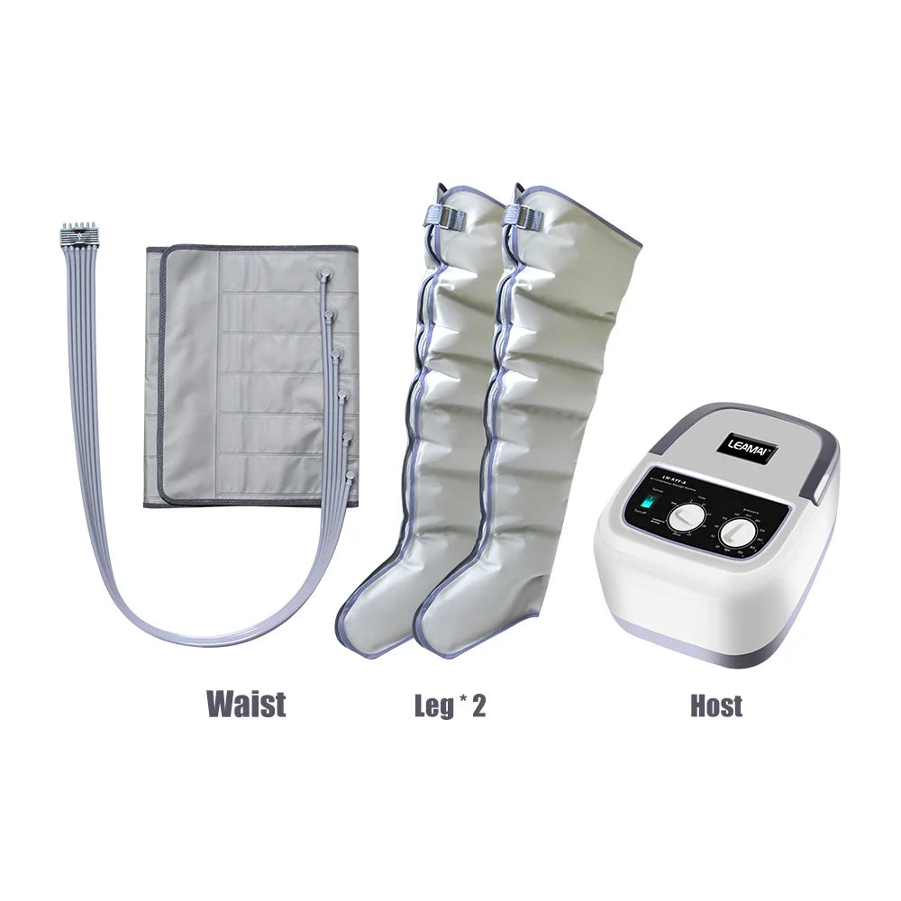 Air Compression Leg Massager with Heat & Vibration – Recovery & Circulation
