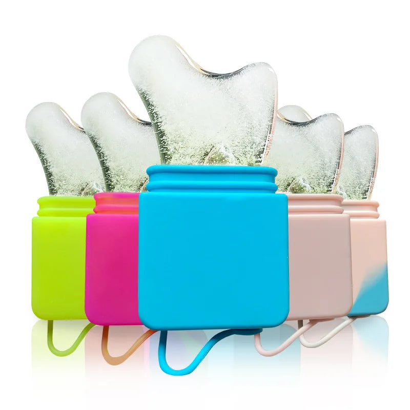 Silicone Face Ice Roller – Cooling Facial Massager to De-Puff & Soothe