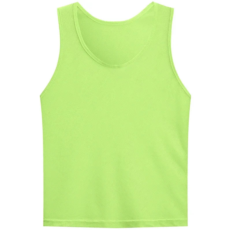 12PCS Kids Basketball Jerseys – Quick Dry Youth Soccer Training Pinnies Set
