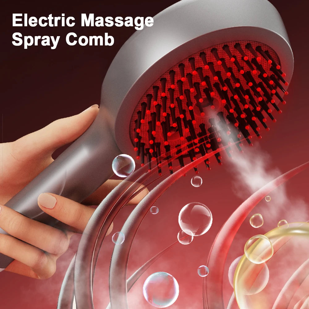 Electric Scalp Massager Comb – 4-Mode Hair Oil Applicator for Growth & Relaxation