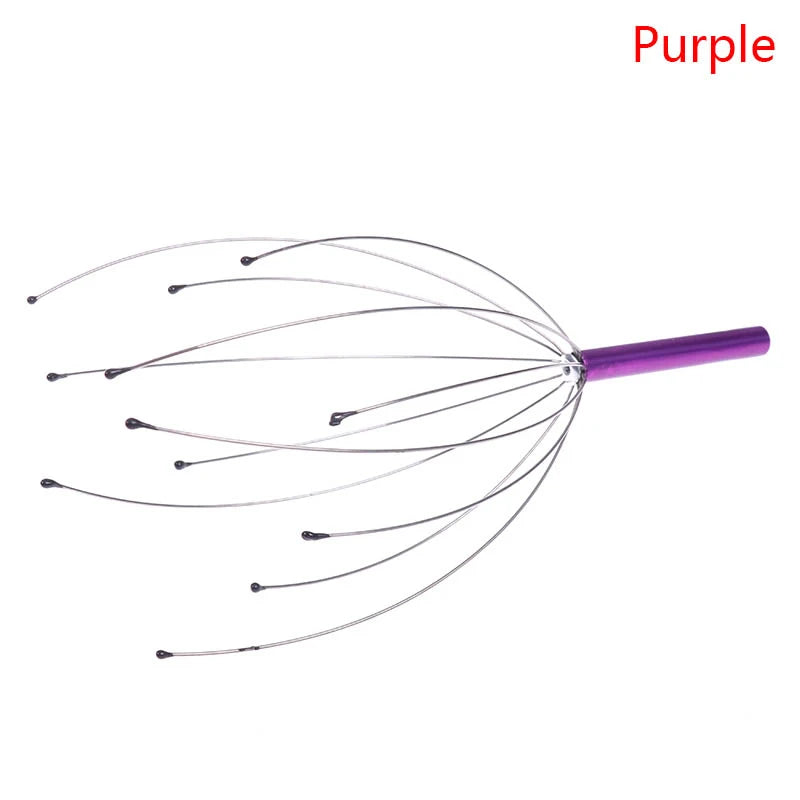 Octopus Head & Neck Massager – Manual Scalp Stress Reliever Pressure Relaxation Tool