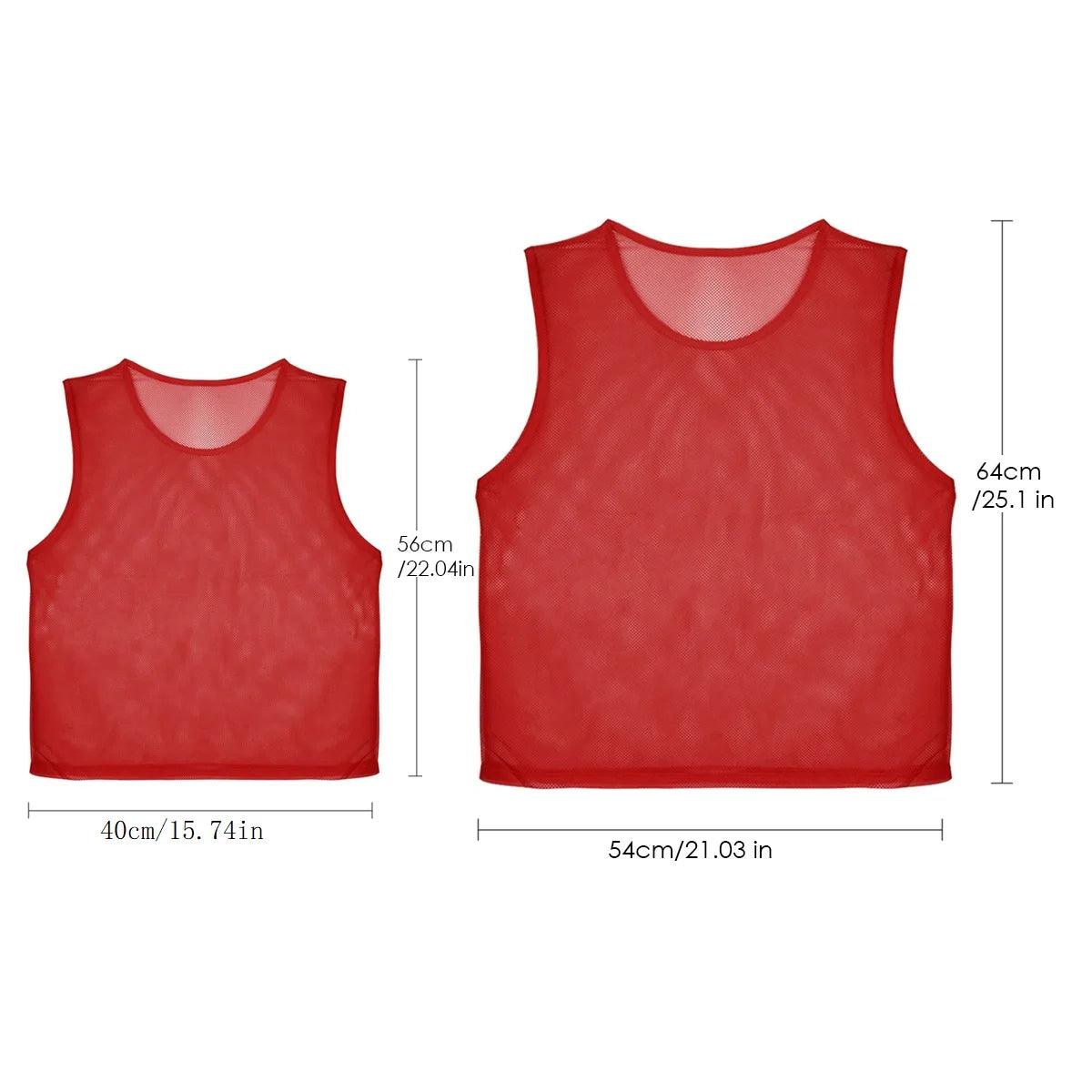 12PCS Kids Basketball Jerseys – Quick Dry Youth Soccer Training Pinnies Set