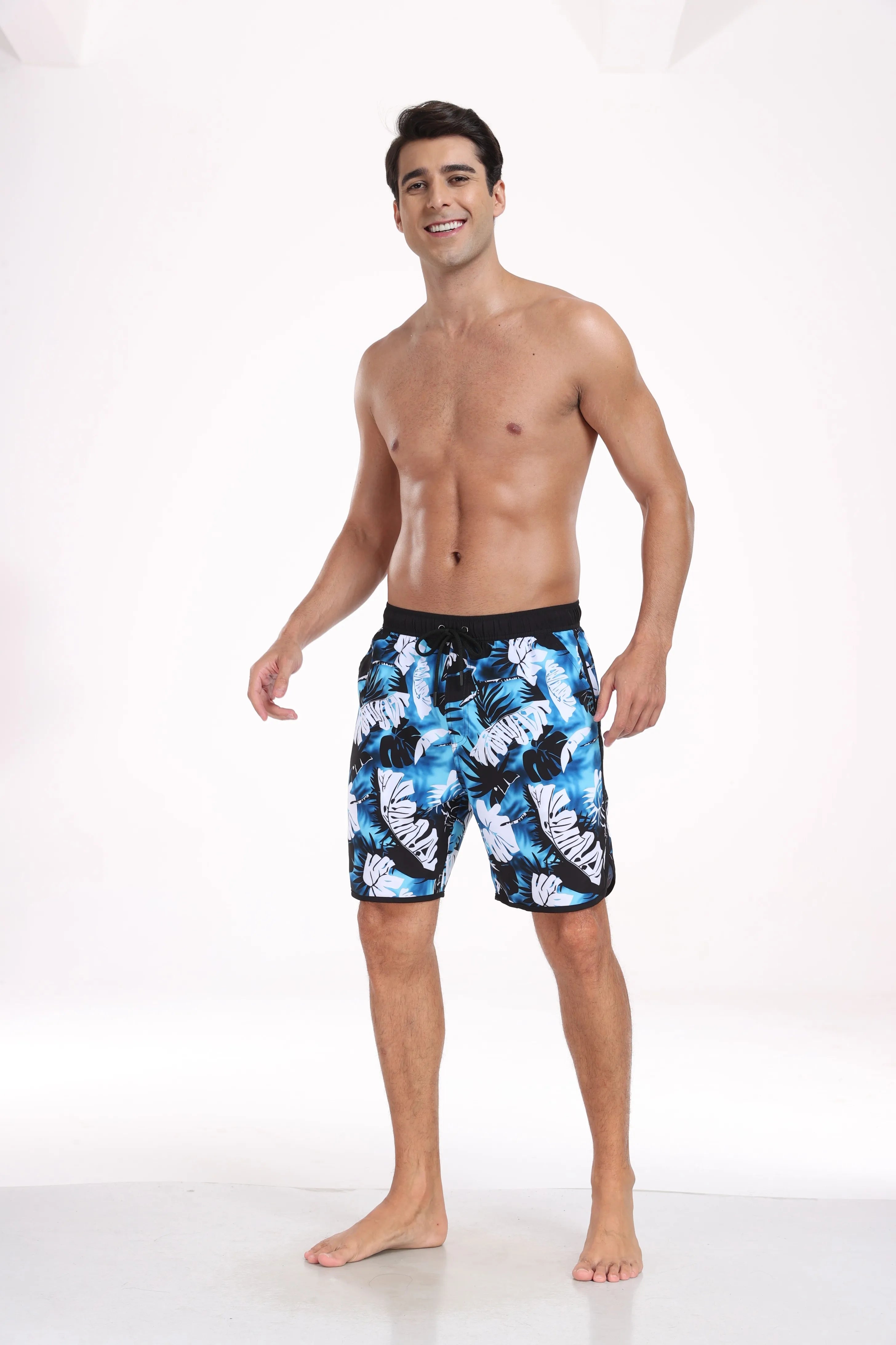 🌴 Men’s Printed Beach Shorts – Vacation Style