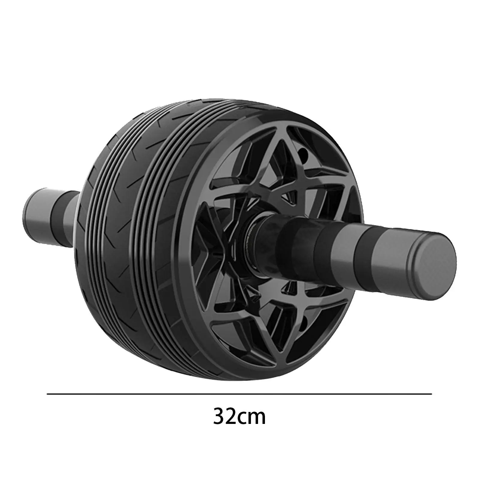 Ab Roller Wheel + Knee Mat – Quiet Dual-Wheel Core Trainer for Abs & Arms
