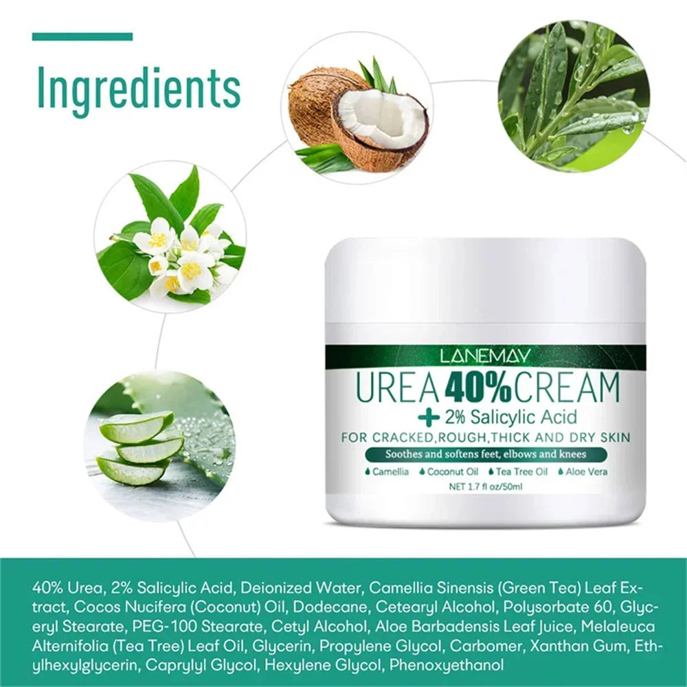 Herbal Anti-Crack Foot Cream – Heel Repair, Dead Skin Removal & Moisturizing Treatment