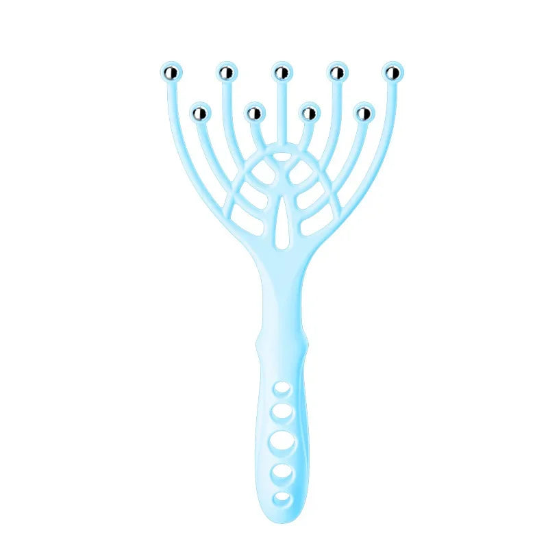 Multi-Function Scalp Massager Tool Head, Body, & Stress Relief Brush for Hair & Relaxation