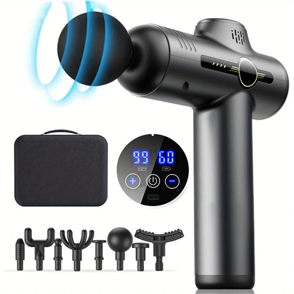 99-Speed Muscle Massage Gun – Professional Deep Tissue Massager for Neck & Back Pain