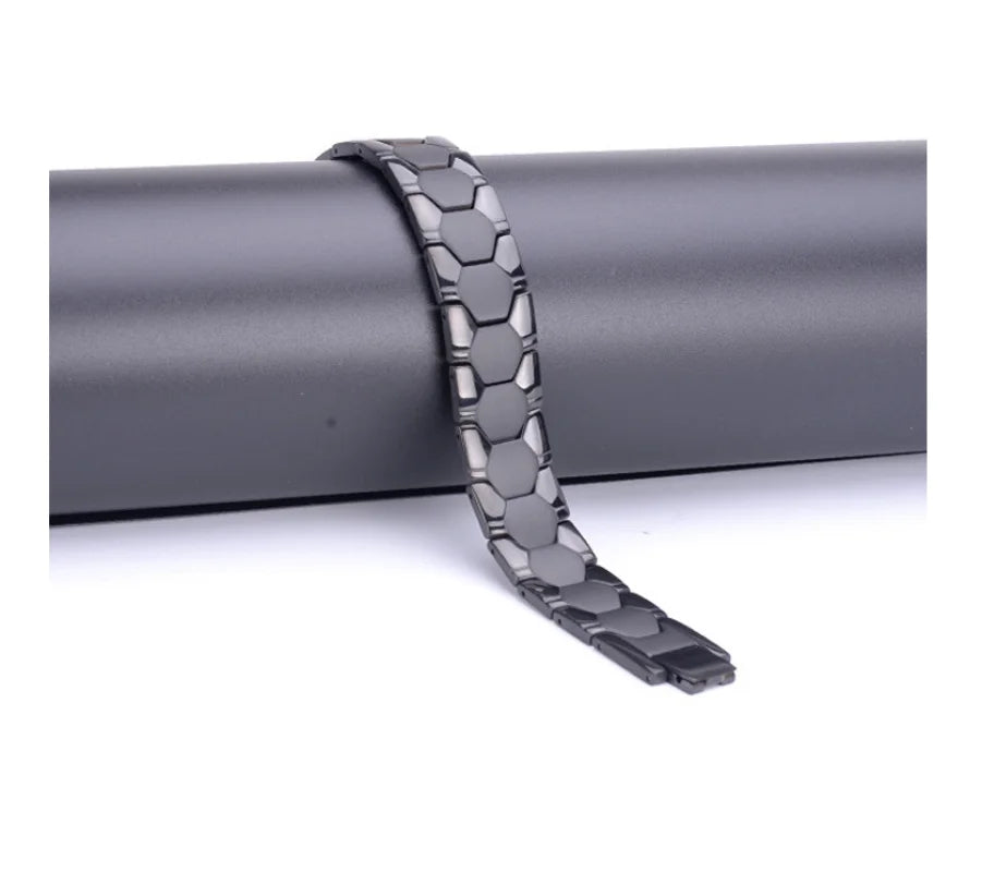 Men’s Magnetic Therapy Bracelet – Copper Healing Wristband for Arthritis Relief