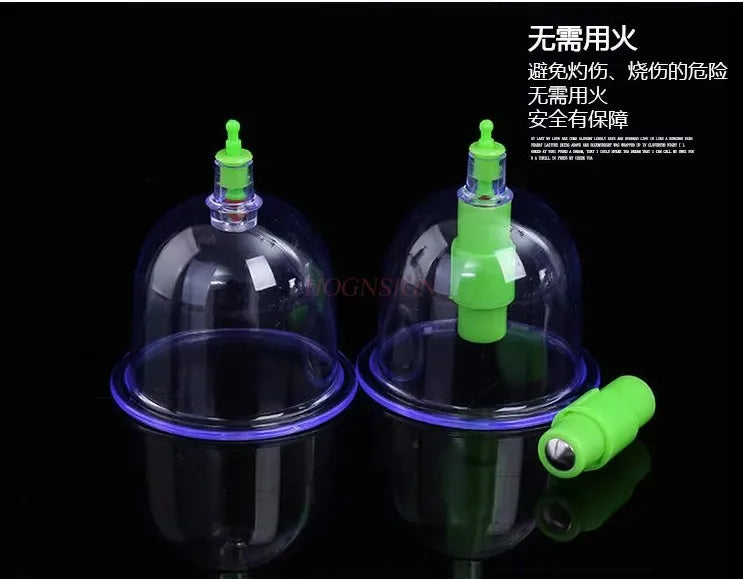 12PCS Vacuum Cupping Therapy Set – Anti-Cellulite Suction Massage Cups for Pain Relief & Recovery