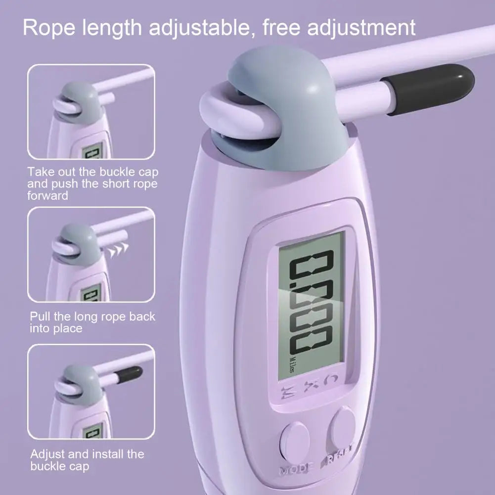 Digital Jump Rope – Tangle-Free Skipping Rope w/ Counter & Non-Slip Handles