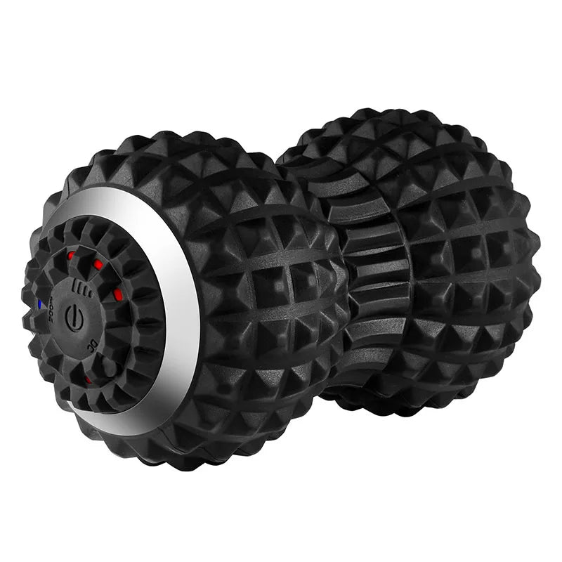 Vibrating Peanut Massage Ball – 4-Speed Electric USB Foam Roller Ball