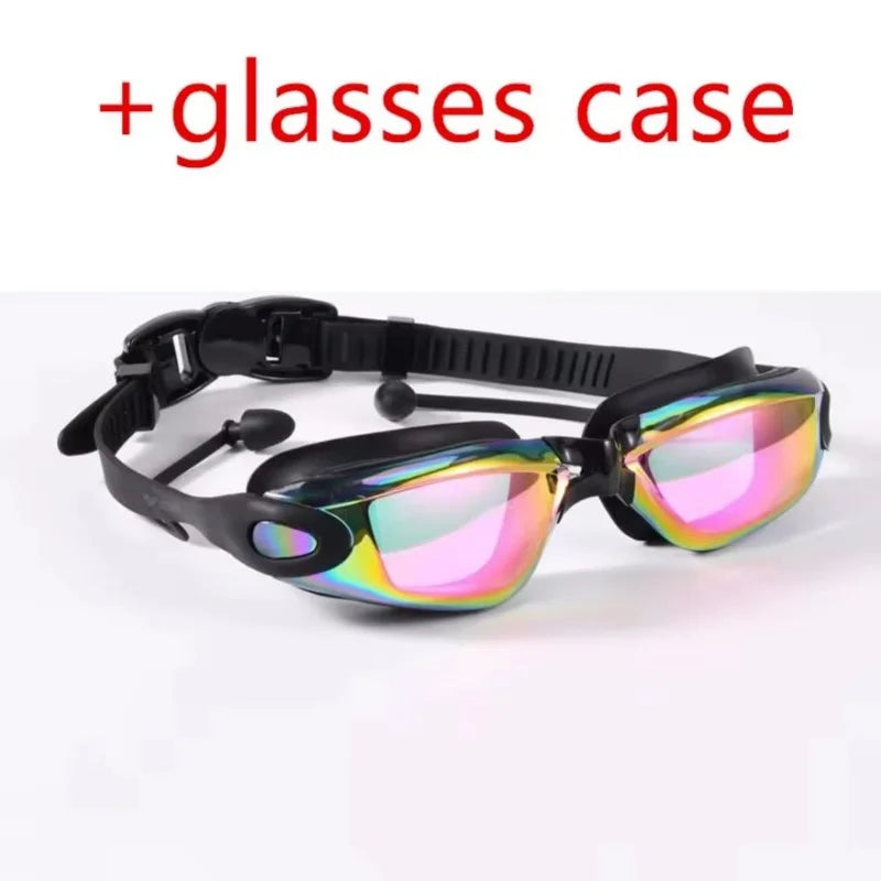 🥇 ARENA Pro Swim Goggles with Earplugs
