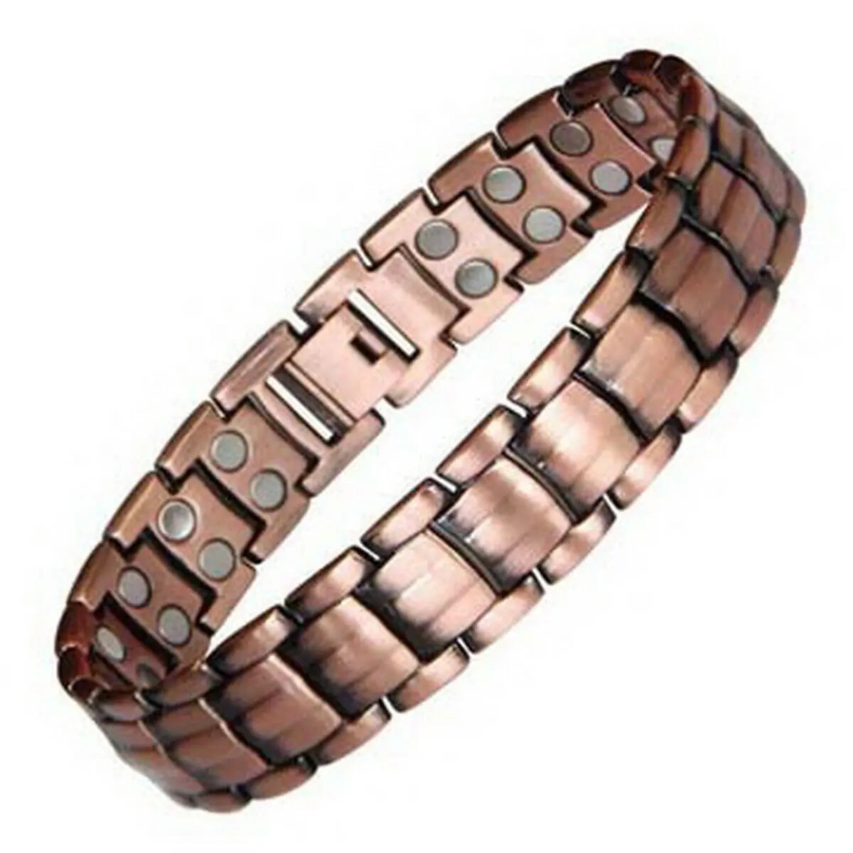 🔴 Red Copper Magnetic Bracelet – Dual Magnet Pain Relief Therapy Jewellery