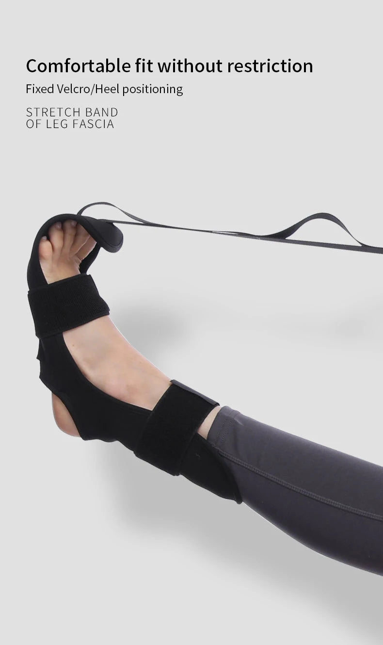 🧘 Yoga Leg Stretcher Strap – Flexibility Trainer for Legs, Rehab, and Plantar Fasciitis Relief