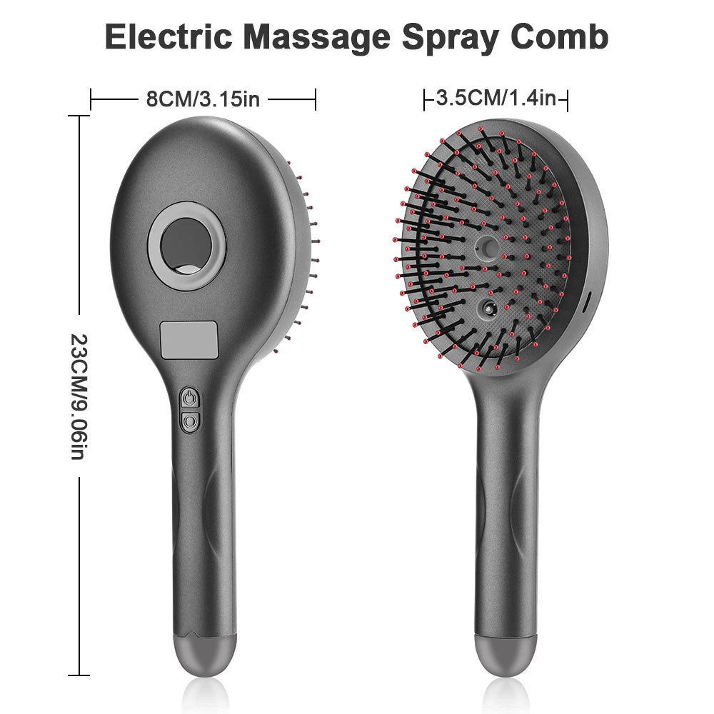 Electric Scalp Massager Comb – 4-Mode Hair Oil Applicator for Growth & Relaxation