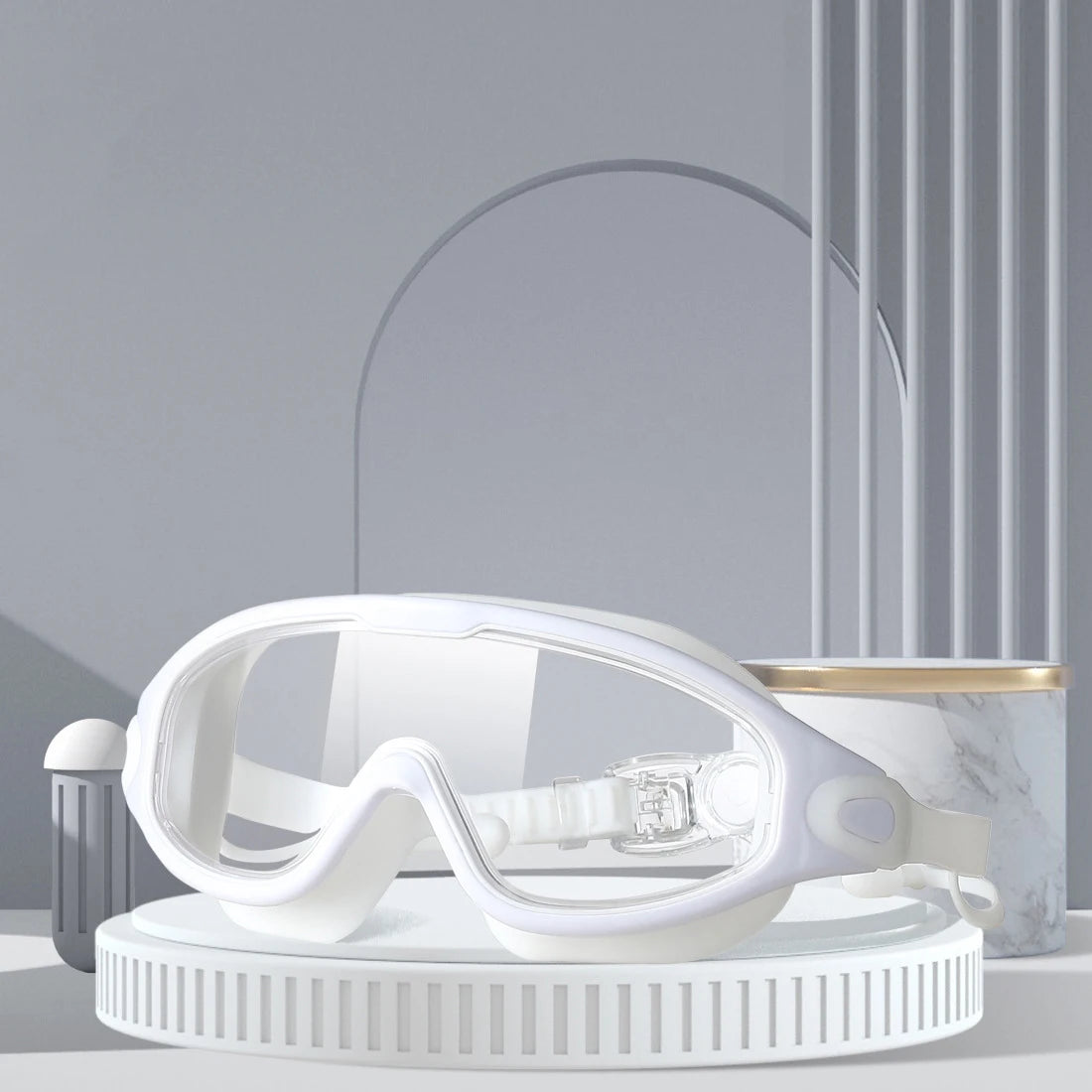 🥽 HD Anti-Fog Swimming Goggles – Large Frame