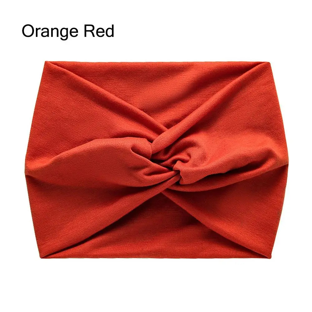 Colorful Wide Workout Headbands – Extra Large Boho Turban Wraps