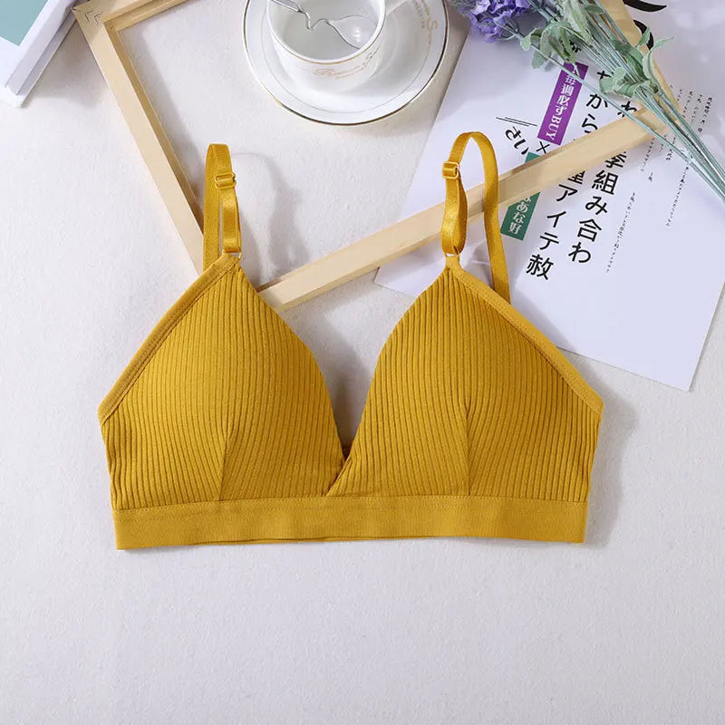 🎽 Adjustable Backless Sports Bra – Elastic Yoga & Running Crop Top