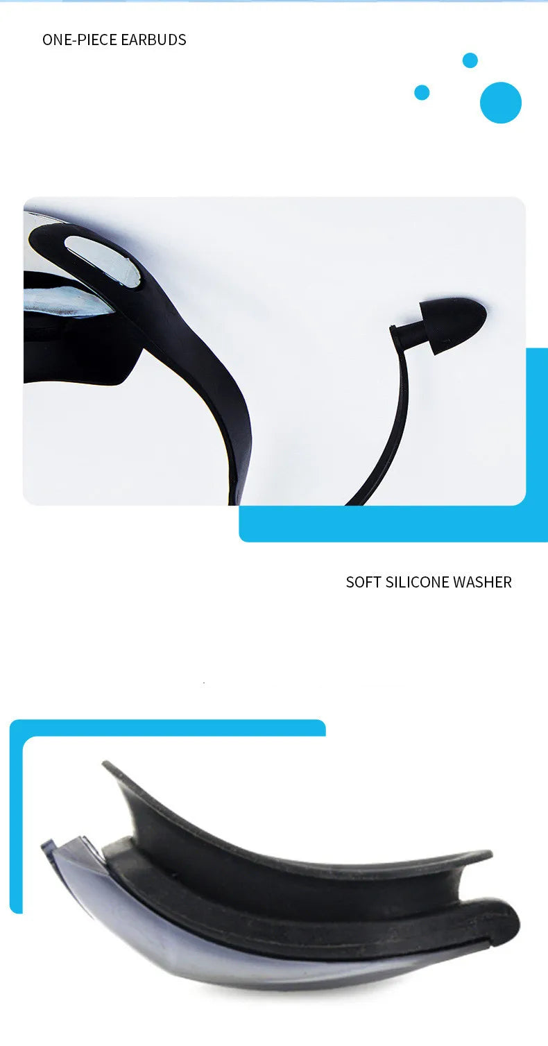 🥇 ARENA Pro Swim Goggles with Earplugs