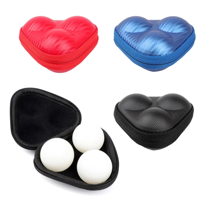 Table Tennis Ball Storage Case – Compact Holder for 3 Ping Pong Balls, Portable Protective Box