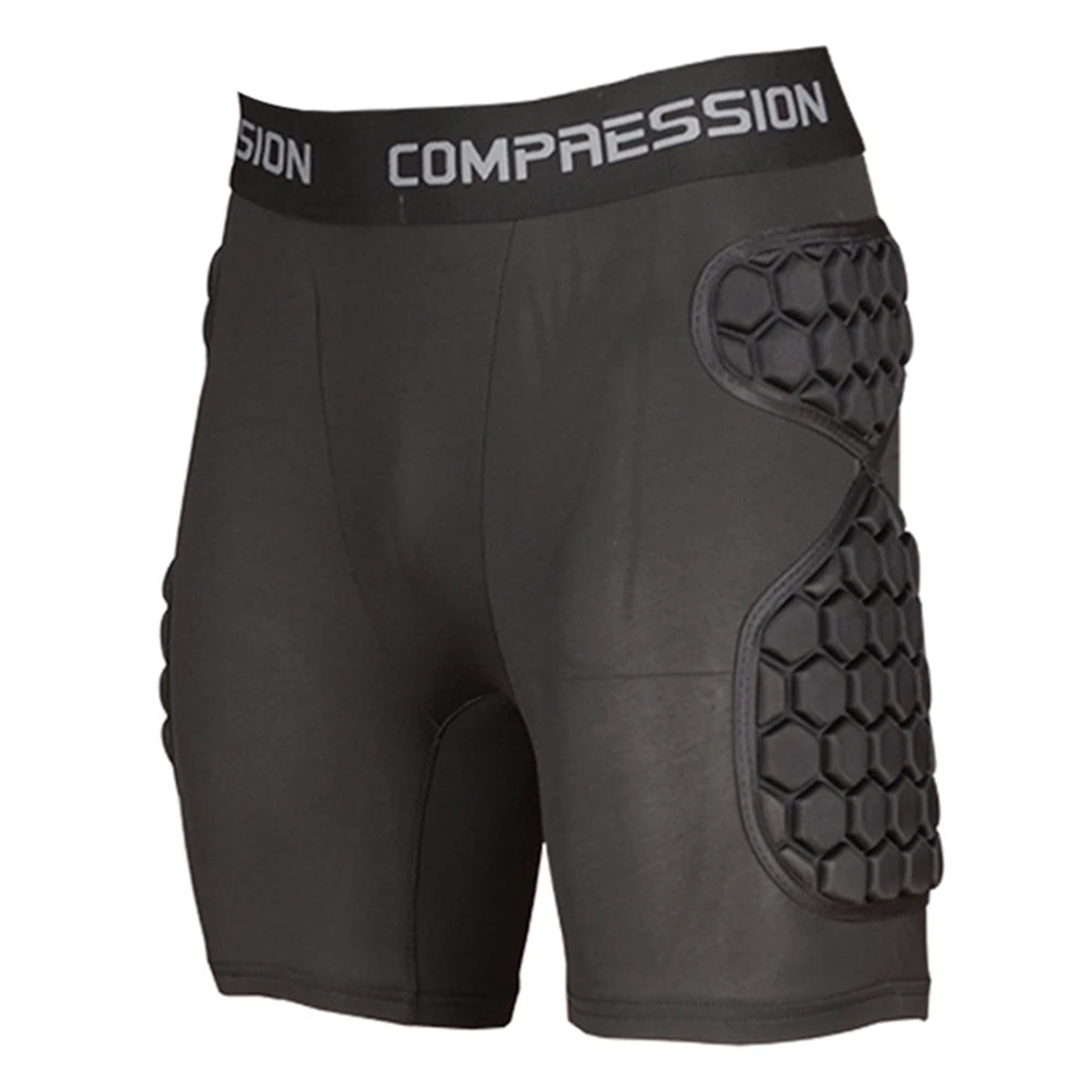 🩳 Goalkeeper Padded Shorts – EVA Sponge Hip Pad Protection Gear