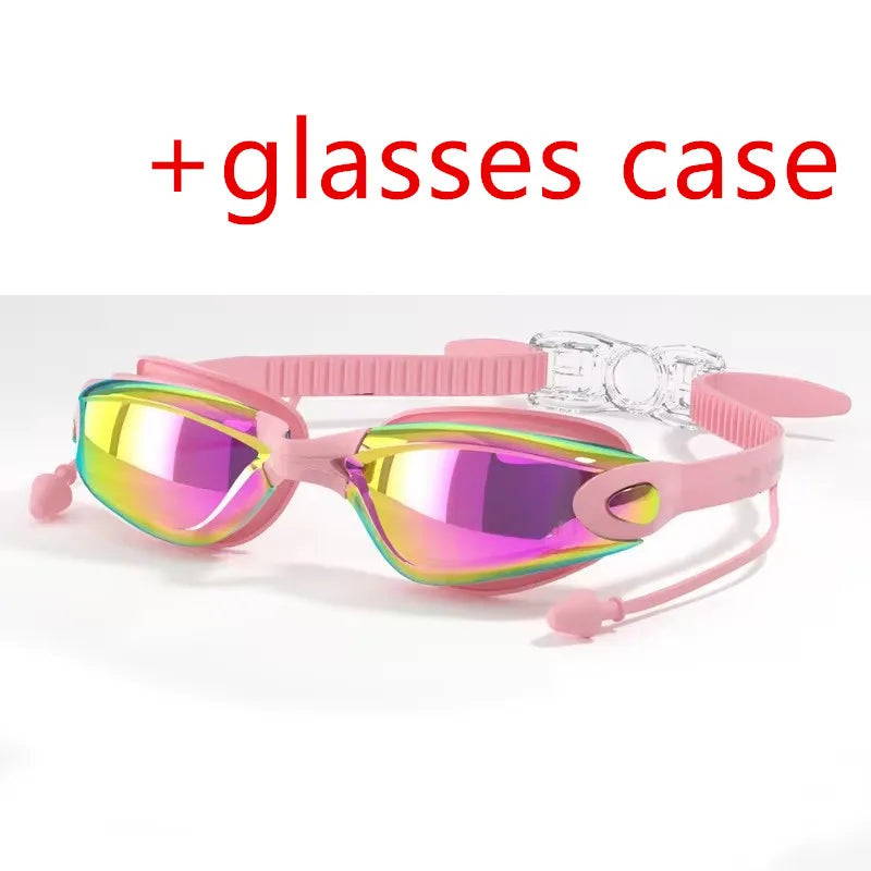 🥇 ARENA Pro Swim Goggles with Earplugs