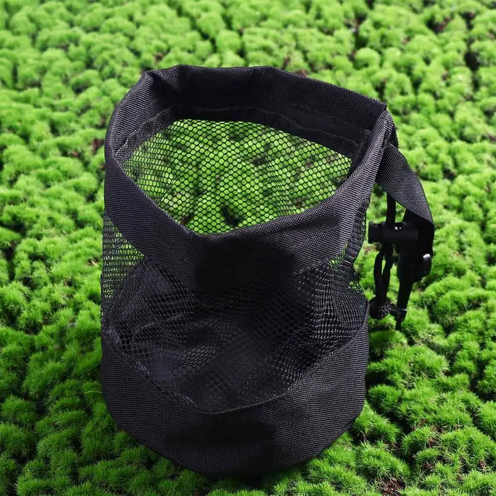 Tennis/Golf Ball Holder Pouch – Nylon Ball Carry Bag with Clip