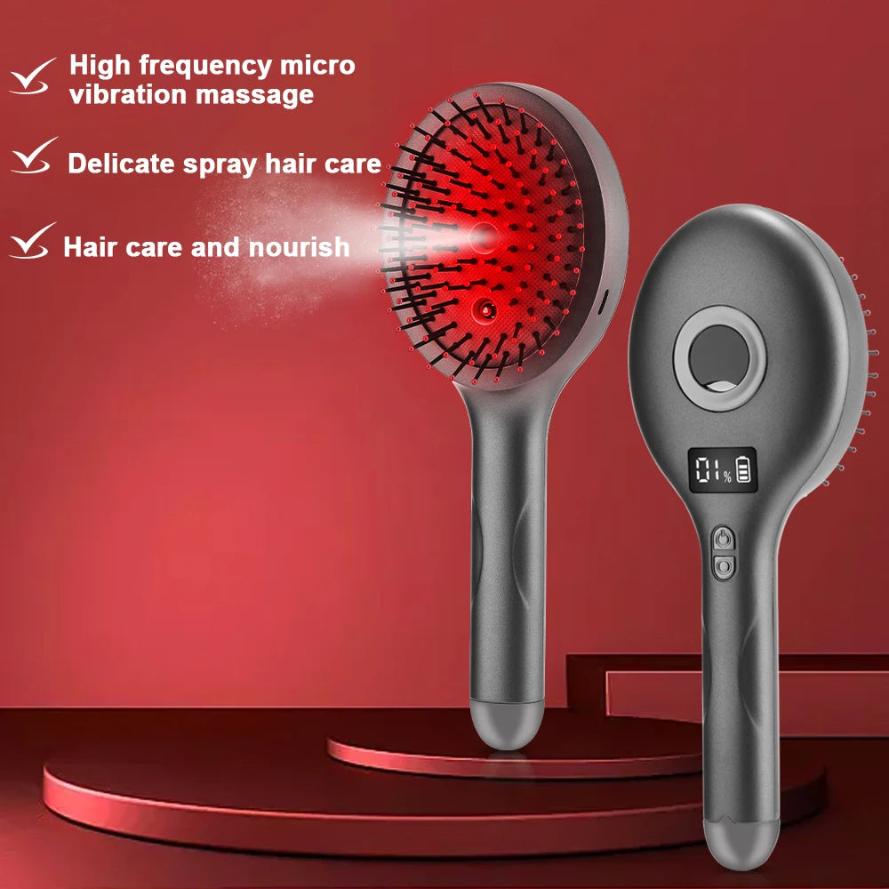 Electric Scalp Massager Comb – 4-Mode Hair Oil Applicator for Growth & Relaxation