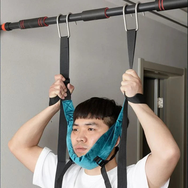 Adjustable Cervical Neck Traction Belt – Spine Stretcher Sling for Neck Pain Relief & Posture Alignment