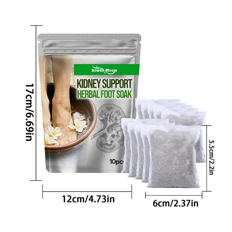 Natural Mugwort Foot Bath Powder – Herbal Detox Soak, Relaxation, Warmth & Better Sleep Support