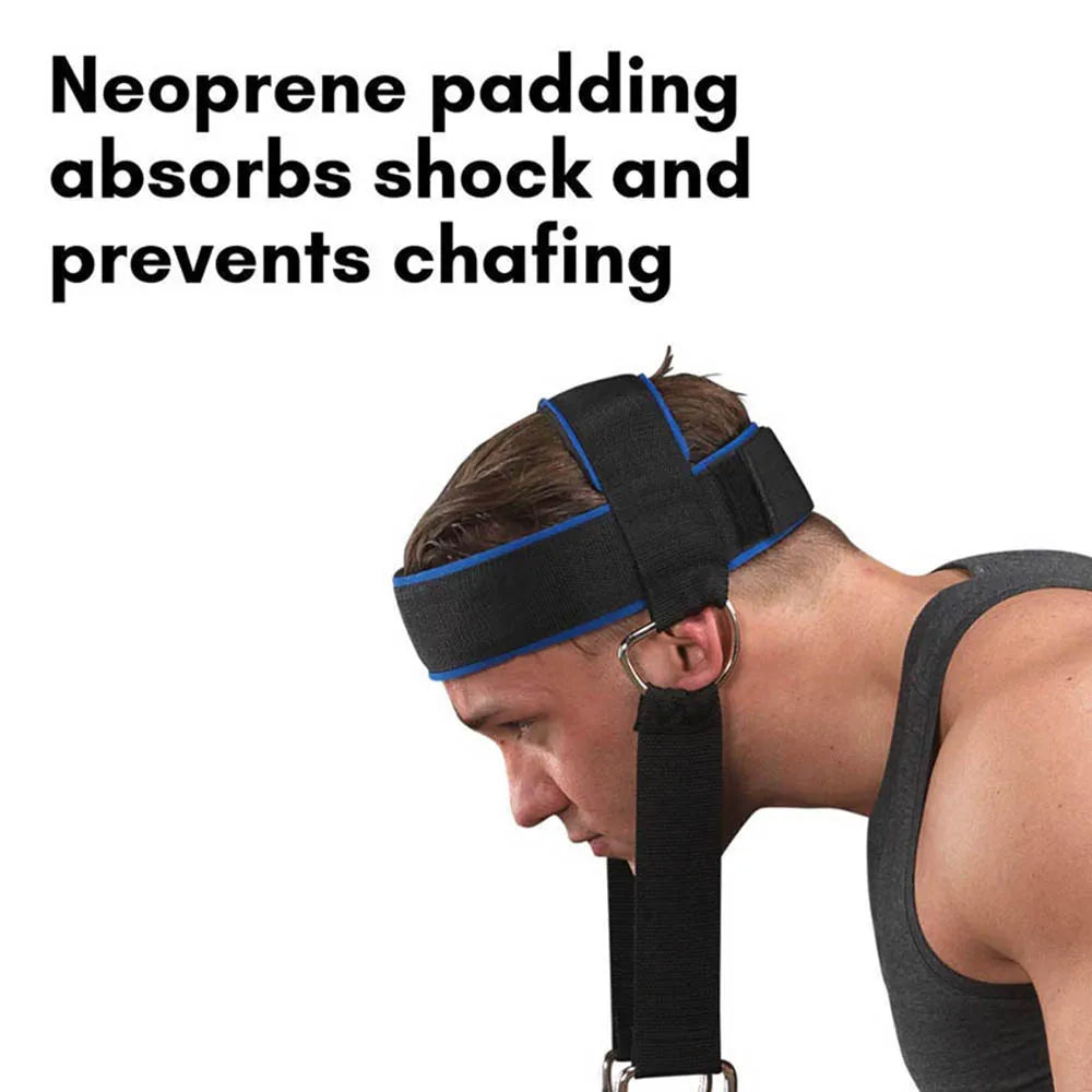 Neck Strength Trainer Head Harness – Adjustable Weight Training Strap