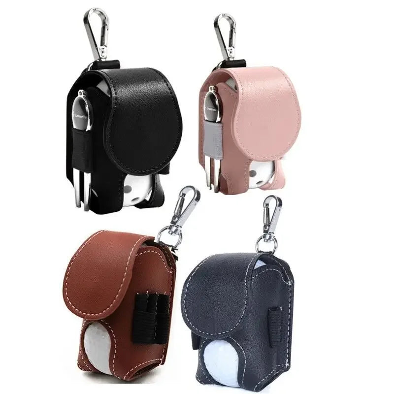 Mini Golf Ball Pouch – Waist Clip Bag Keychain Holder