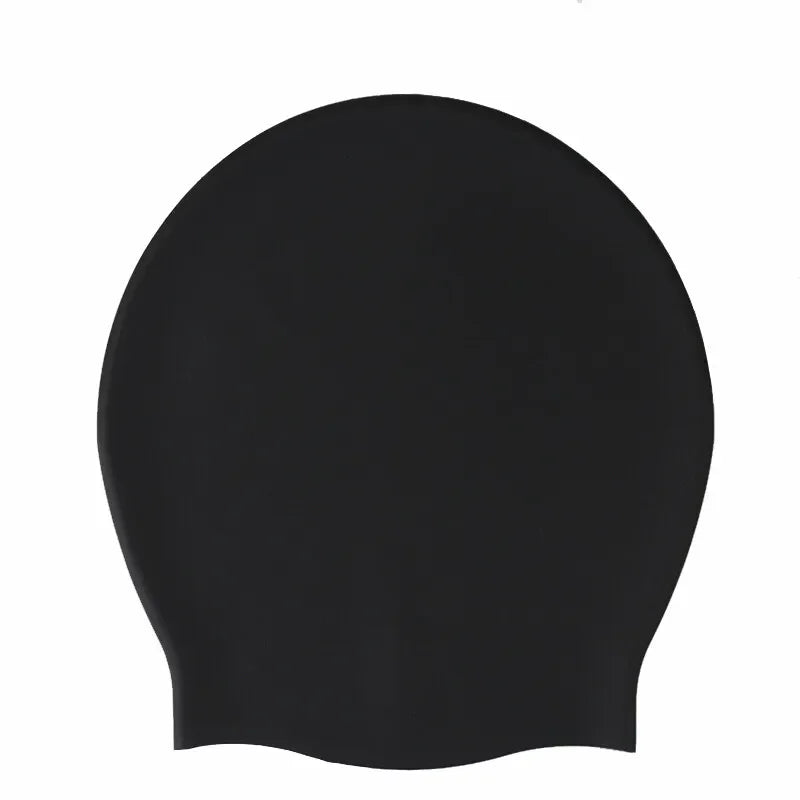 💦 Large Waterproof Silicone Swim Cap