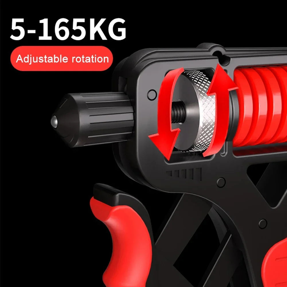Adjustable Hand Grip Strengthener 5–165kg / 5–100kg Forearm Trainer
