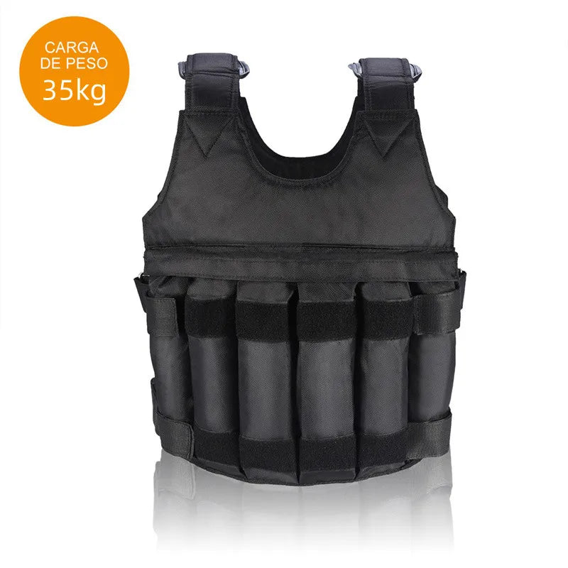 🔹 Adjustable Weighted Vest Set – 15–50kg Bodybuilding Gear
